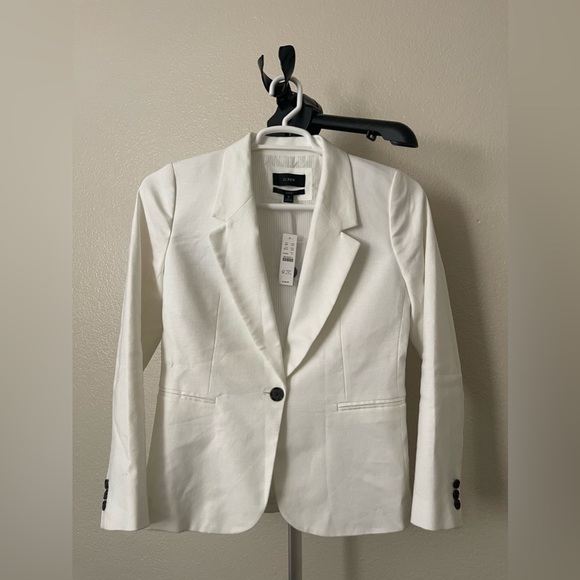 JCREW Matching White Kate linen pants and Parke blazer - Picture 11 of 16
